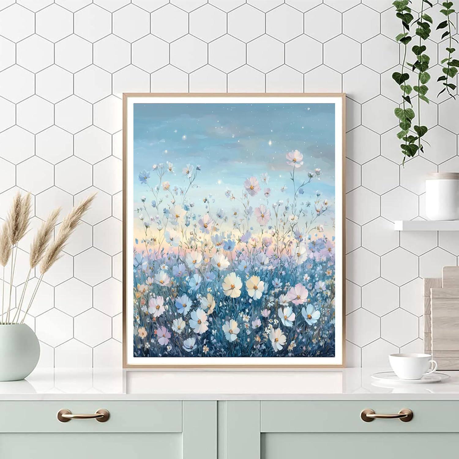 Leonardo Da Vinci Inspired Whispers Of The Celestial Garden  Paint By Numbers Art