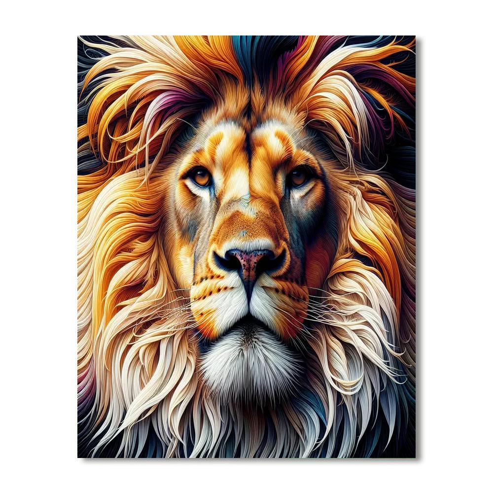 Majestic Wildlife Portrait Numbered Painting Kits