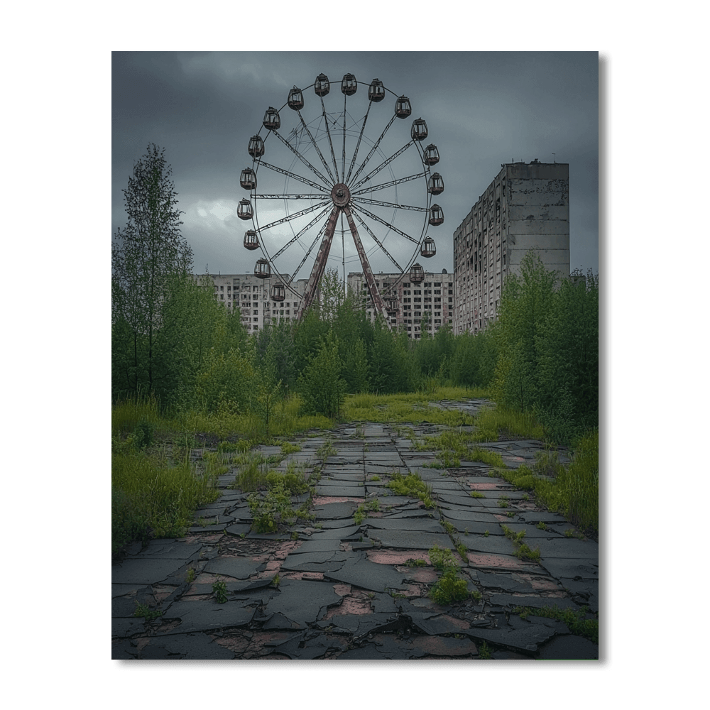 The Abandoned City Of Pripyat Numbered Painting Kits