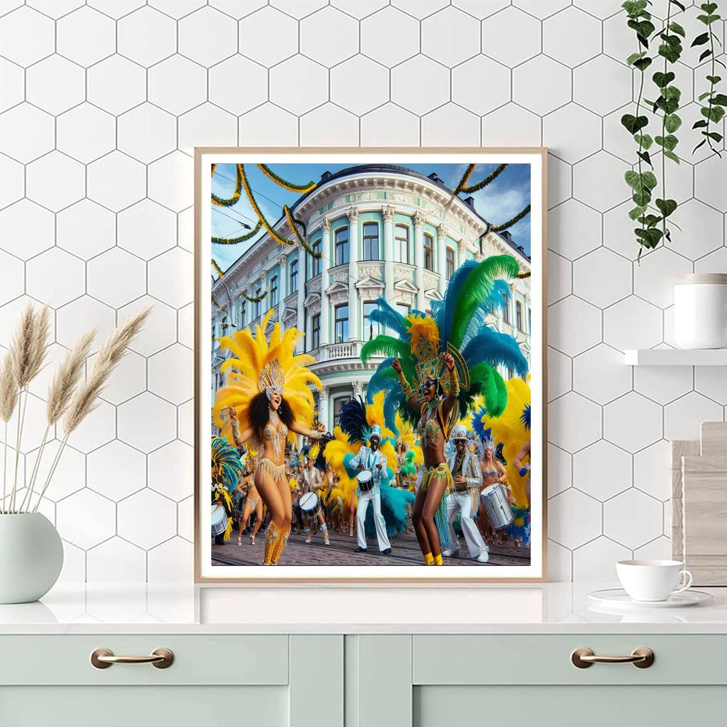 Helsinki Samba Carnaval - Finland Paint By Numbers