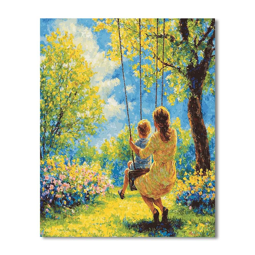 Adventures On A Swing Numbered Painting Kits