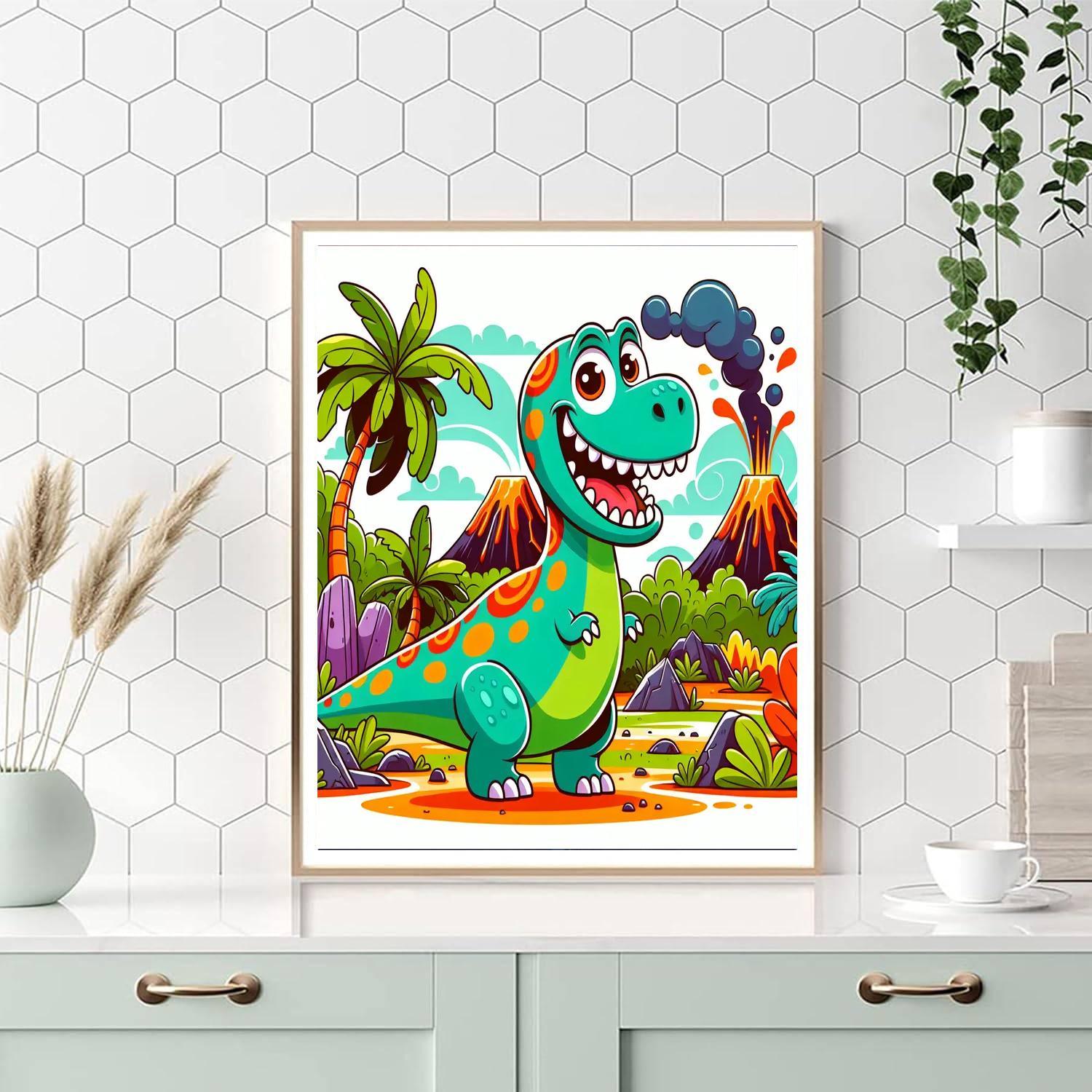 Dino Discovery Time Paint By Numbers Kits