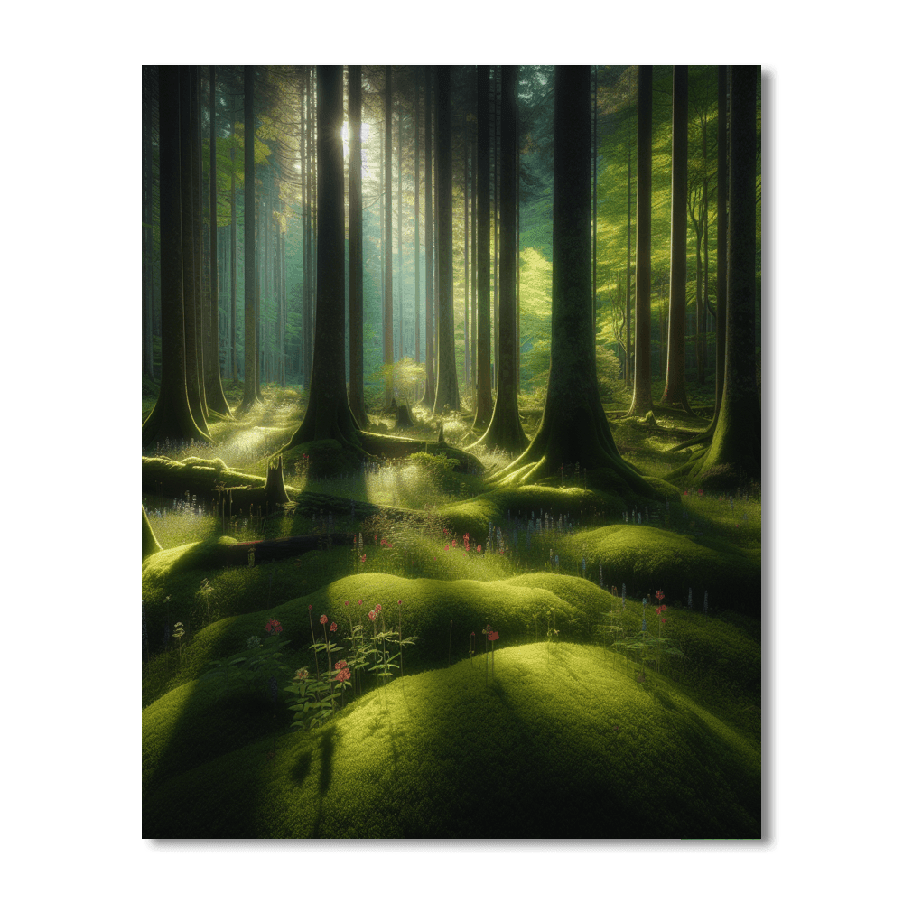 Secluded Forest Haven Paint By Numbers