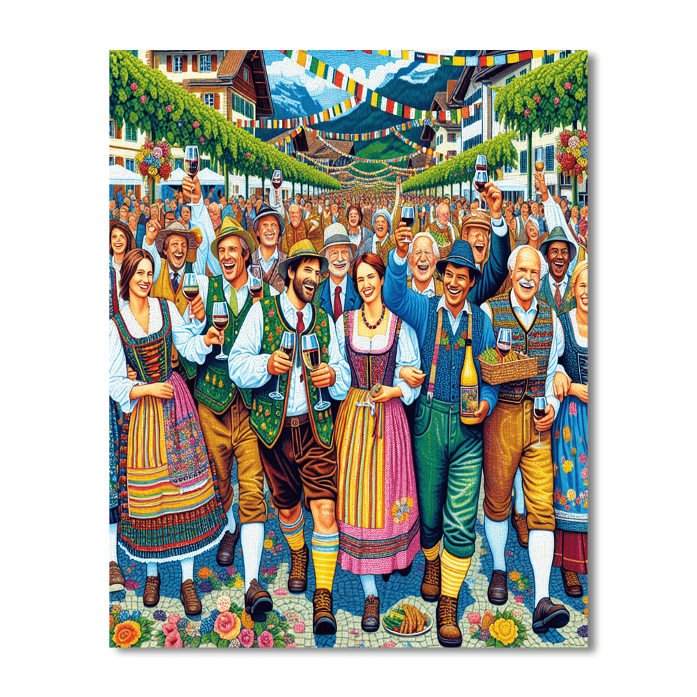 Fête Des Vignerons Numbered Painting Kits