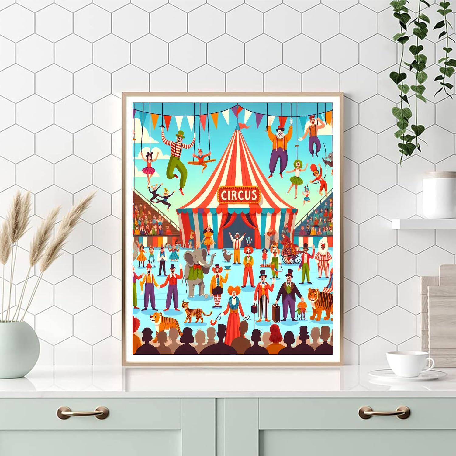 Circus Of Laughs Paint By Color