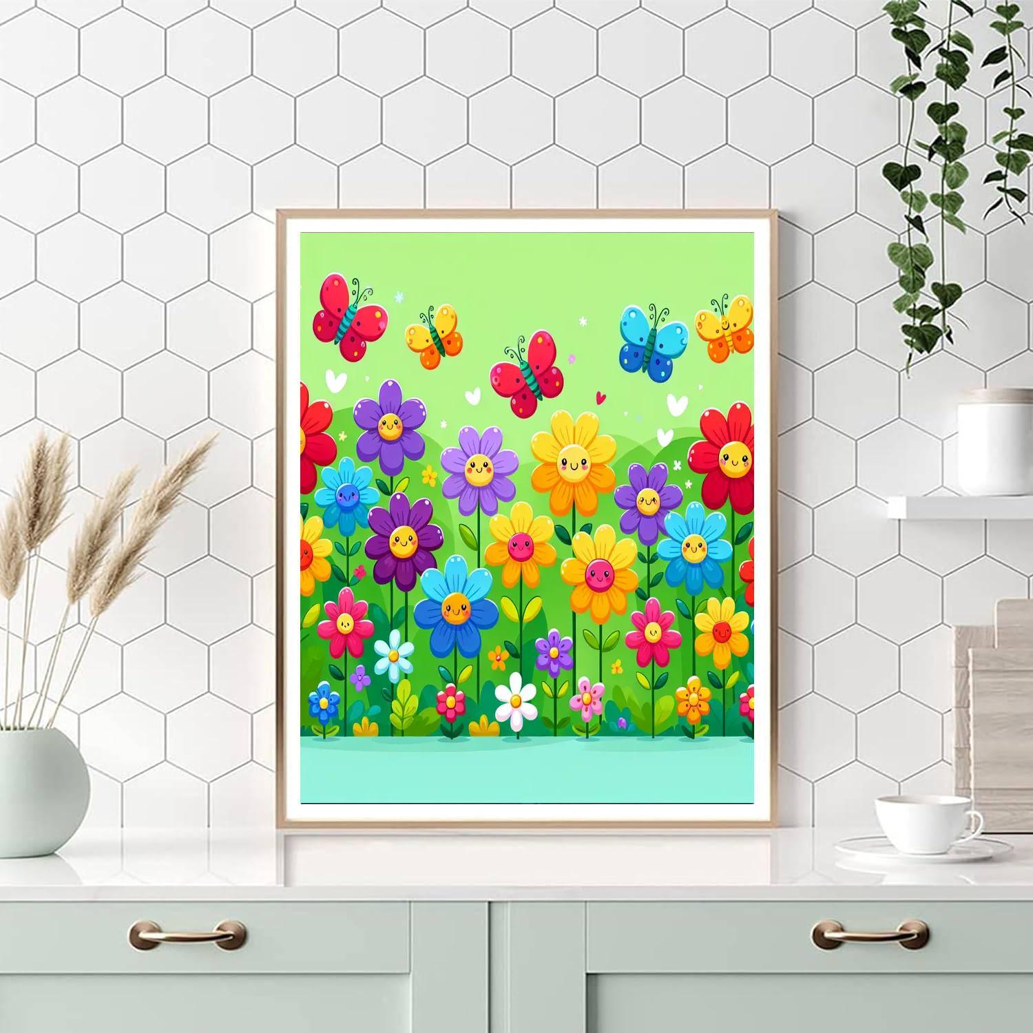 Delightful Garden Painting By Numbers Kit