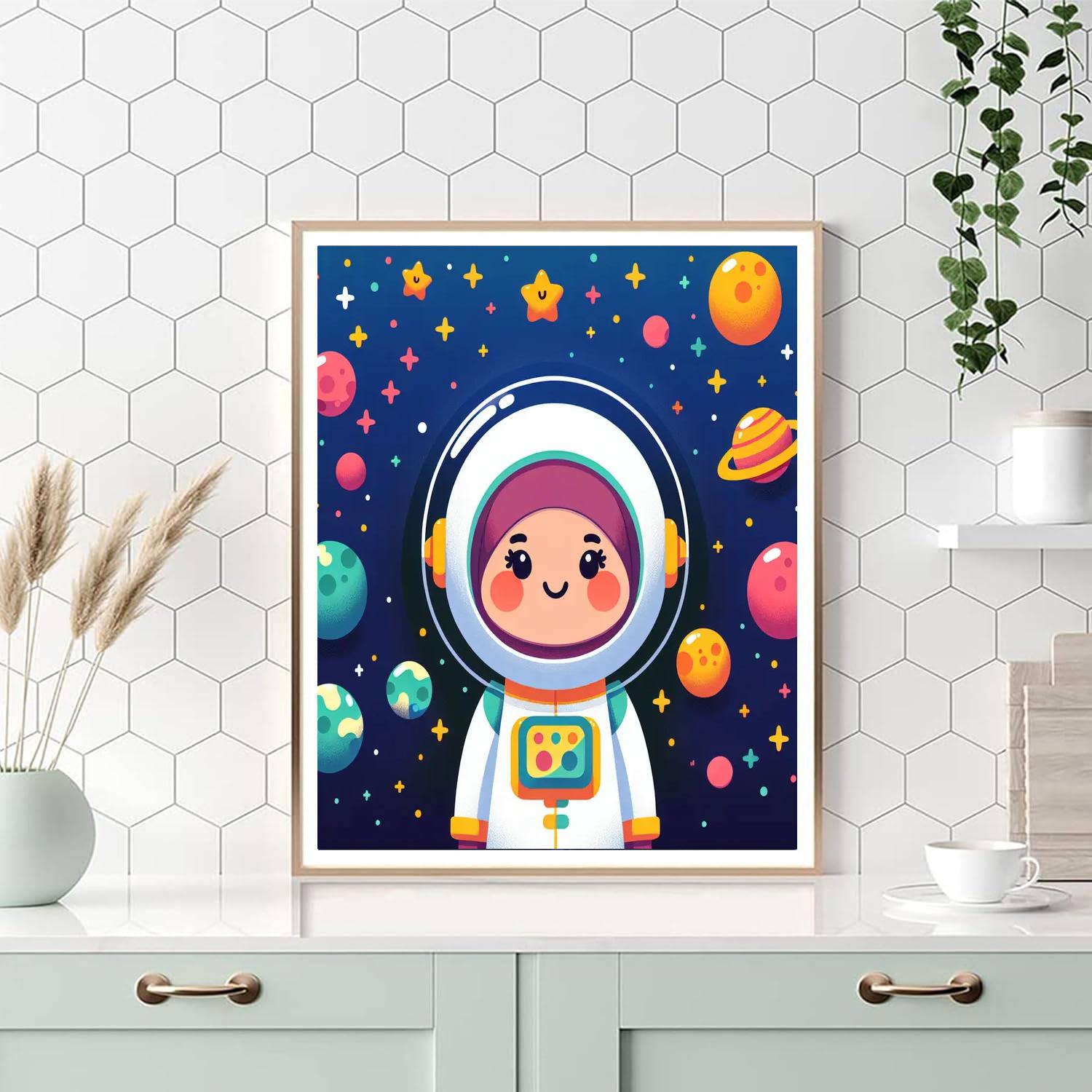 Amazing Astronaut Paint By Number