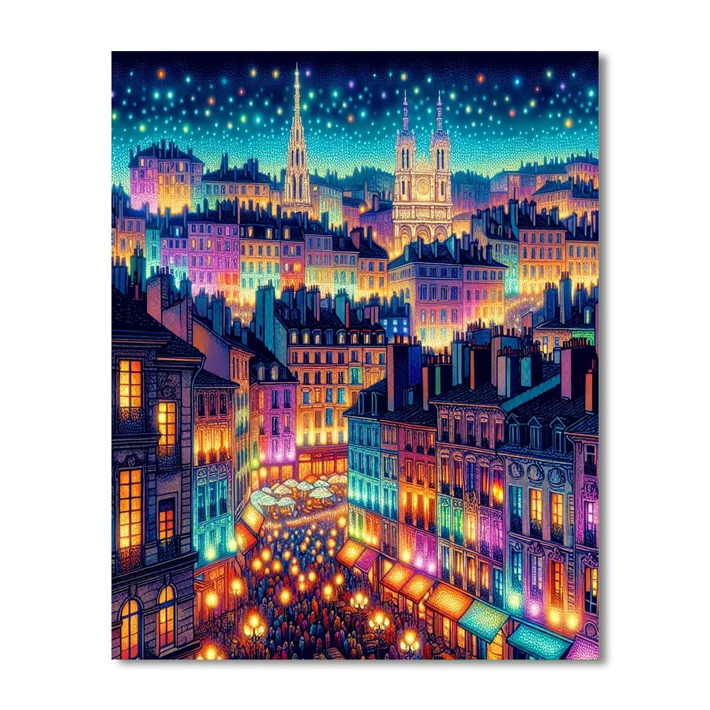 Fête De La Lumière Numbered Painting Kits