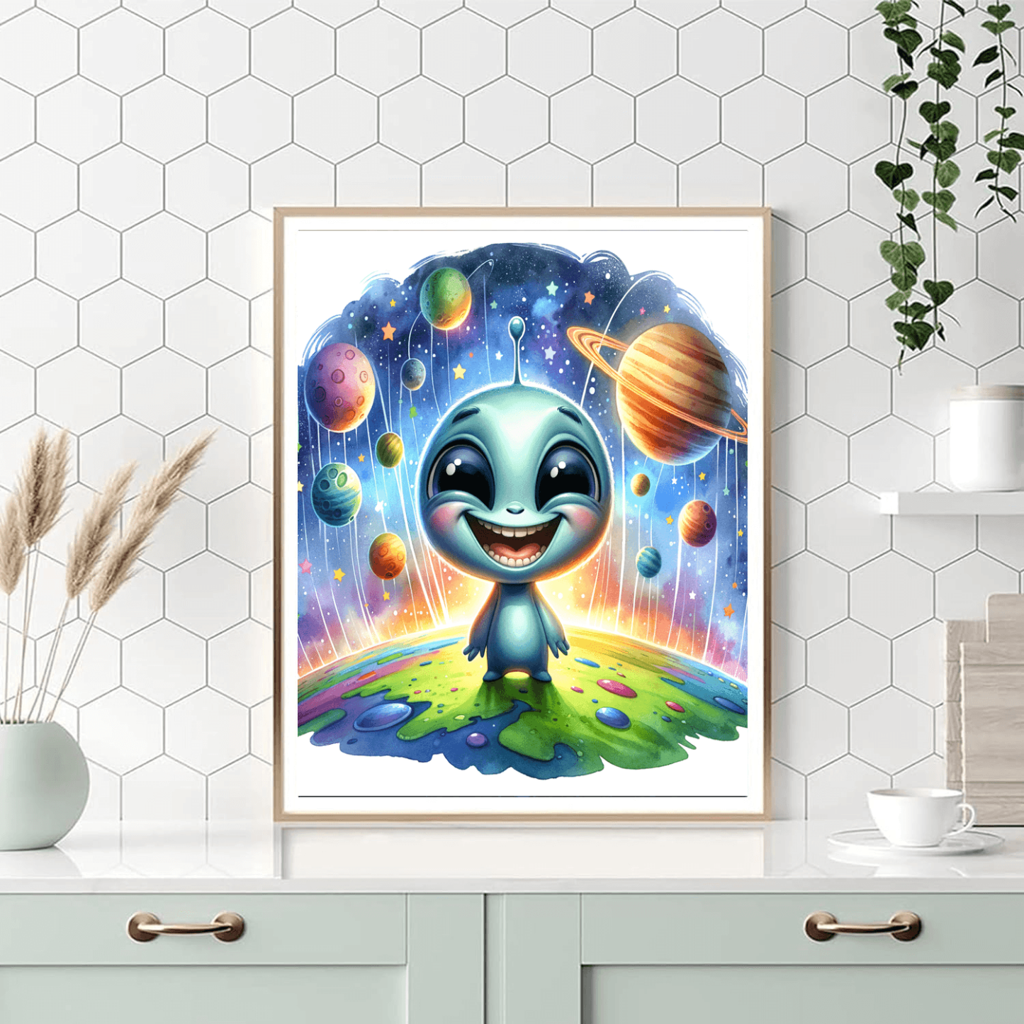 Alien Encounter Paint By Color