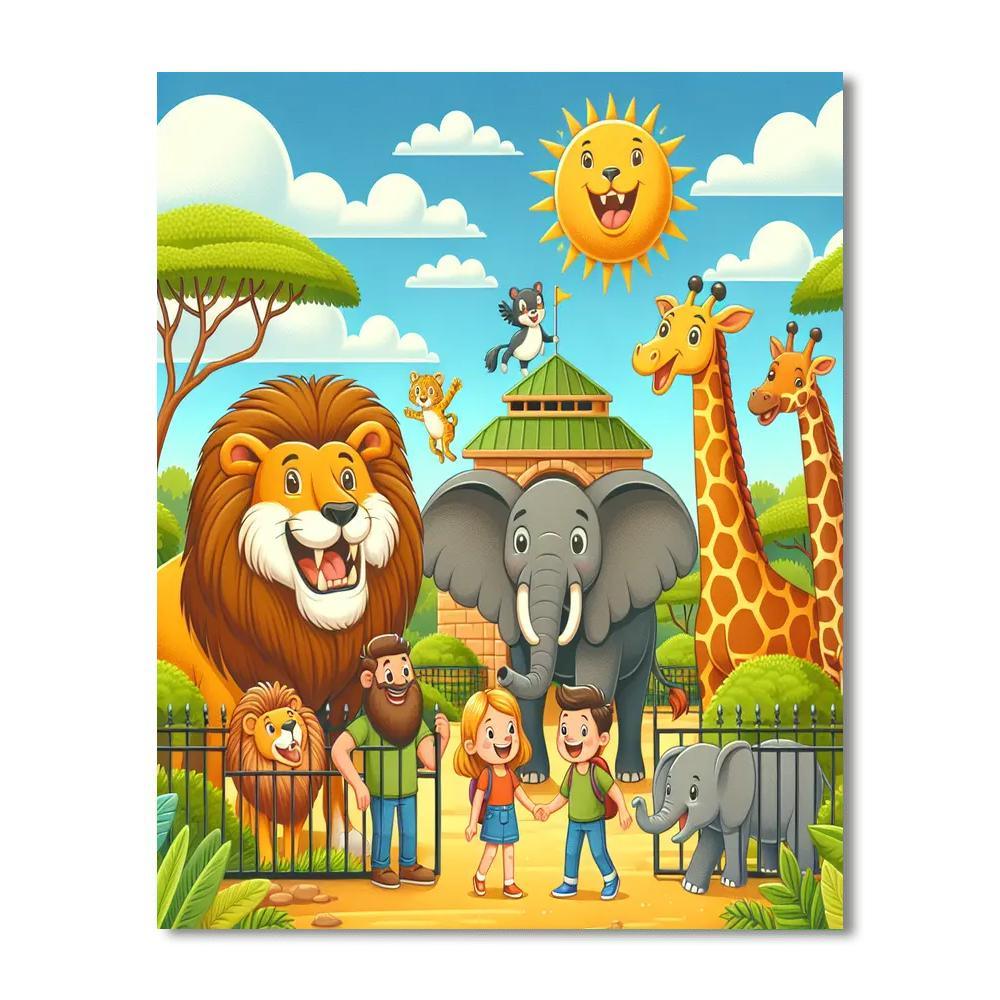 Fantasy Zoo Adventures Paint By Numbers