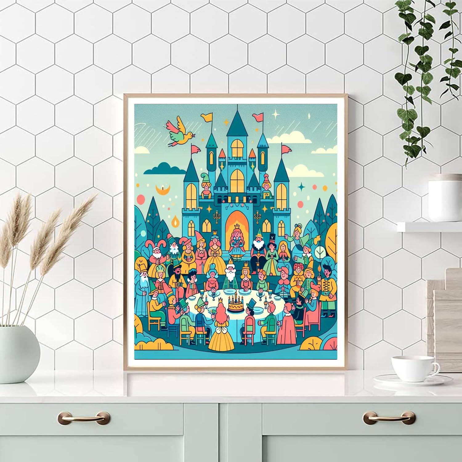 Magic Castle Party Paint By Number