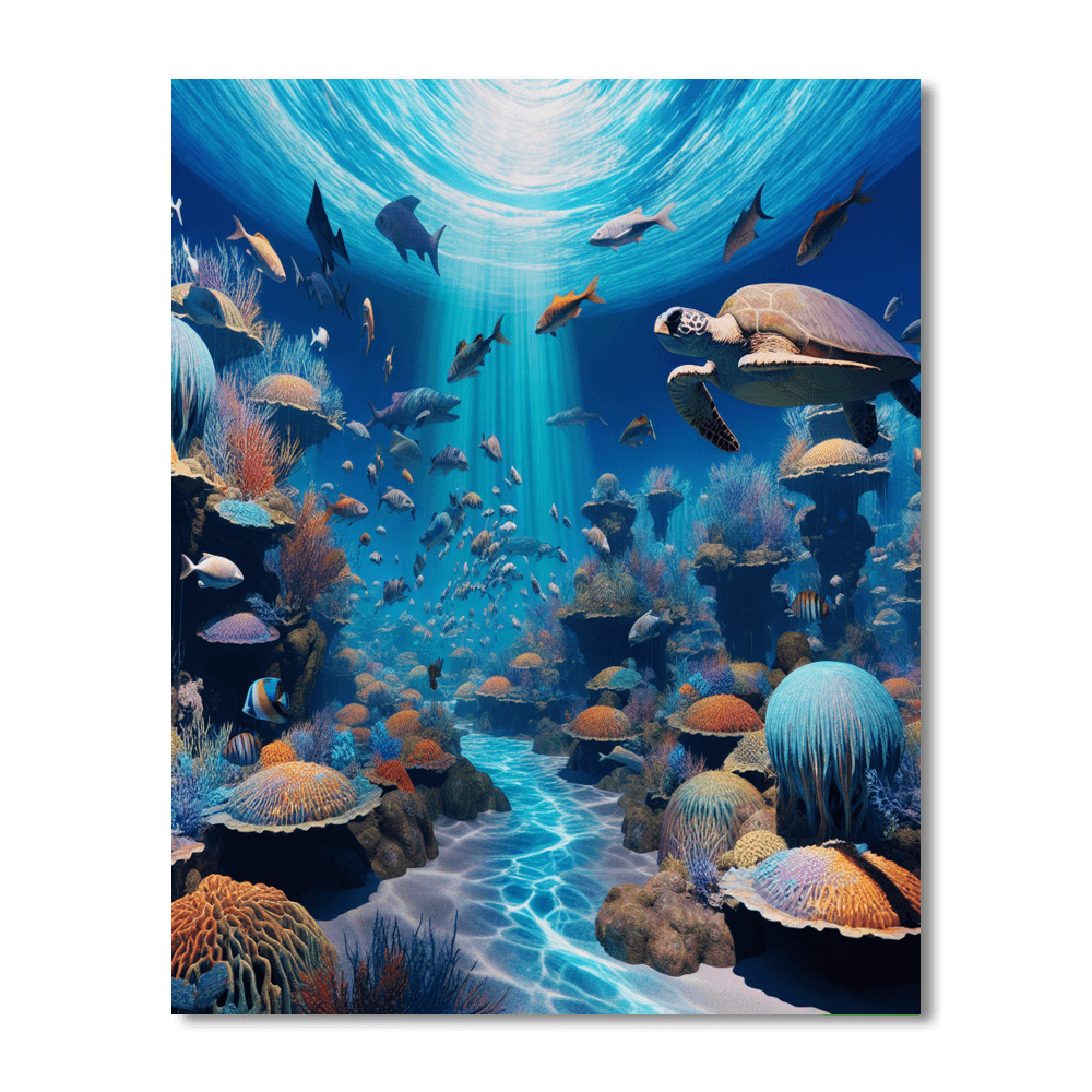 Journey To The Coral Reefs Paint By Numbers