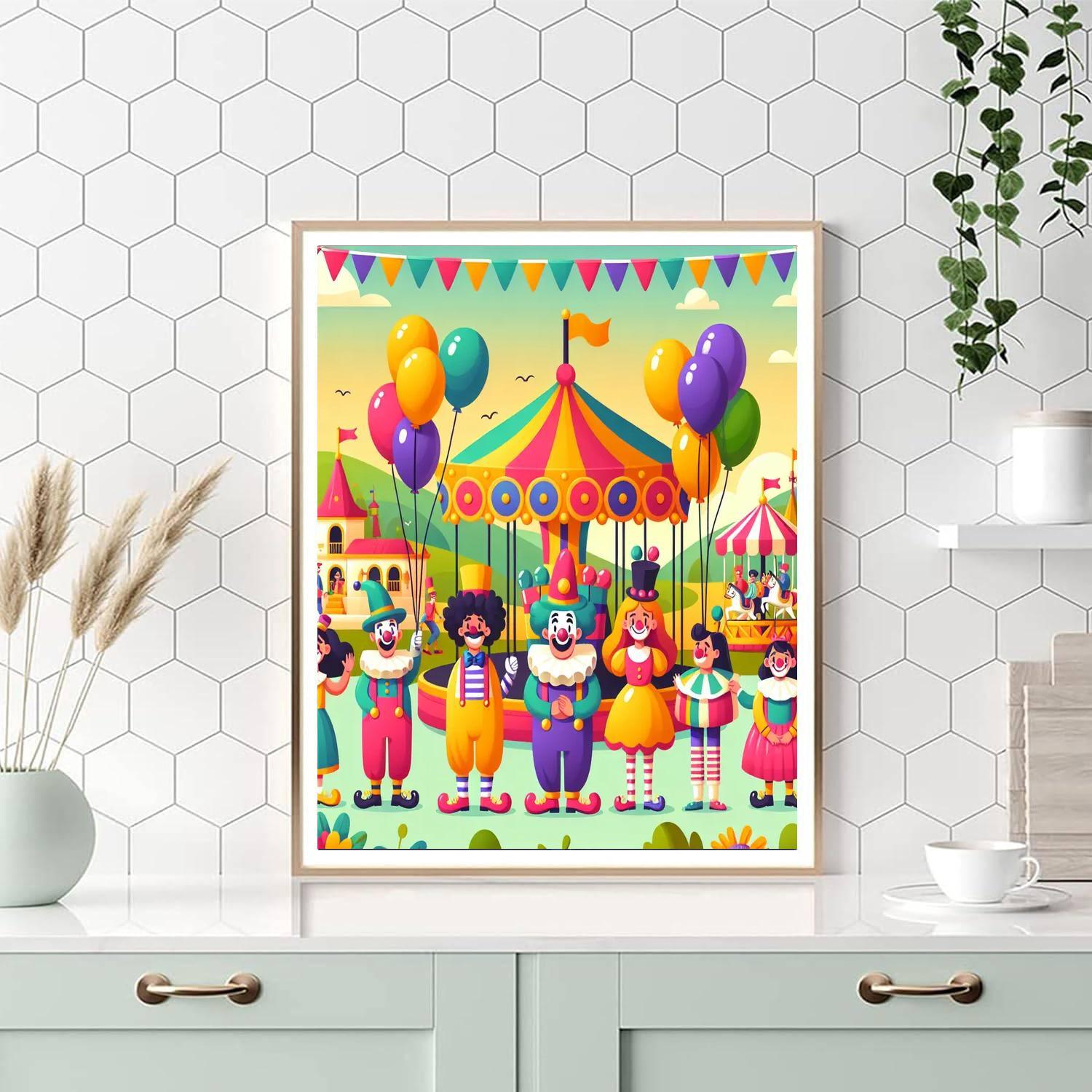 Fun Adventures At The Carnival Paint By Number