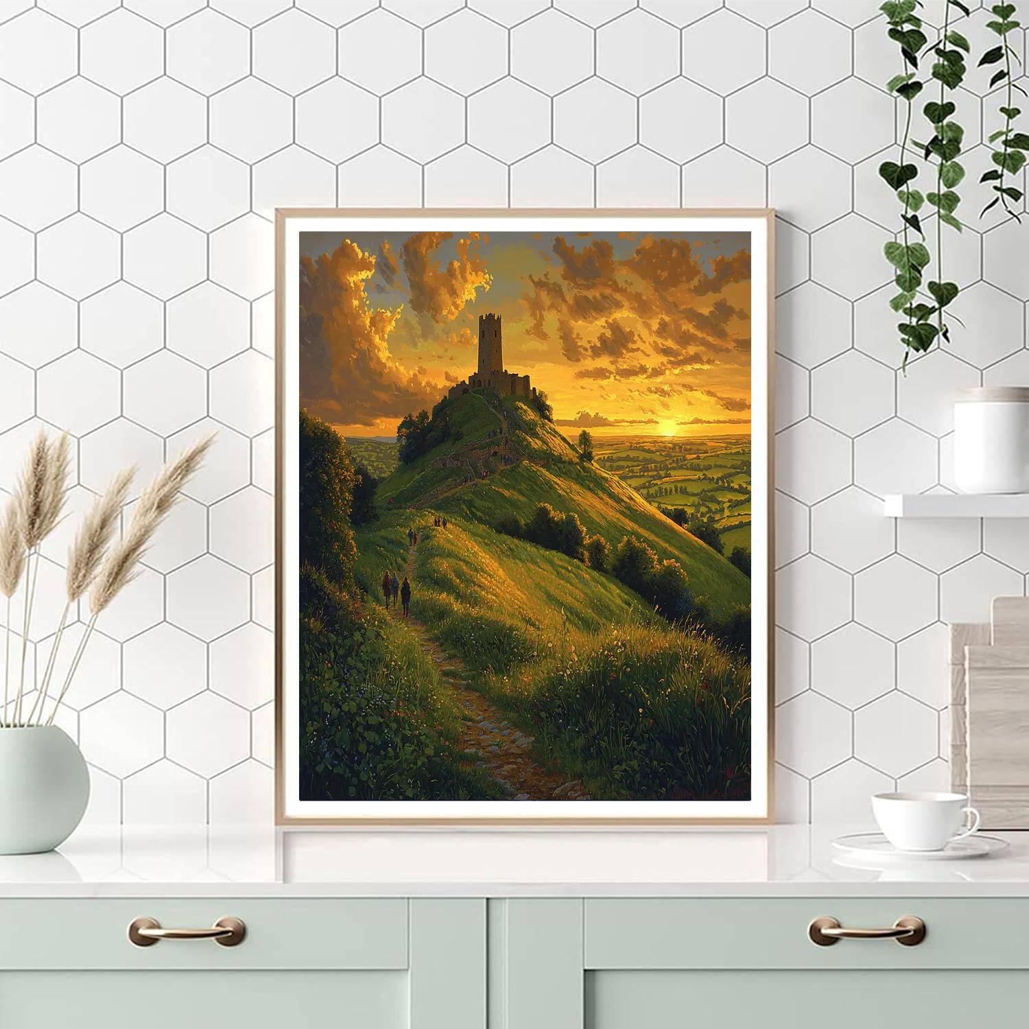 Glastonbury Tor Numbered Painting Kits