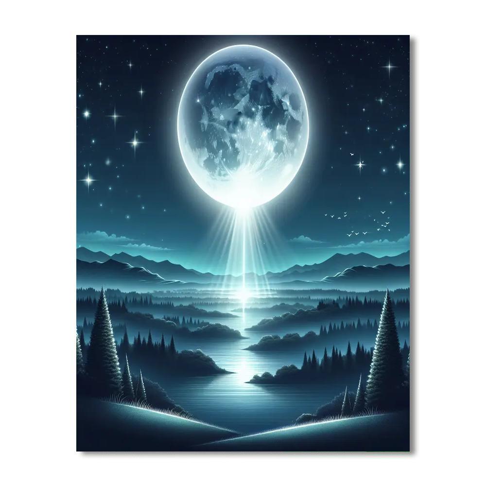 Mystical Moonlit Nights Paint By Color