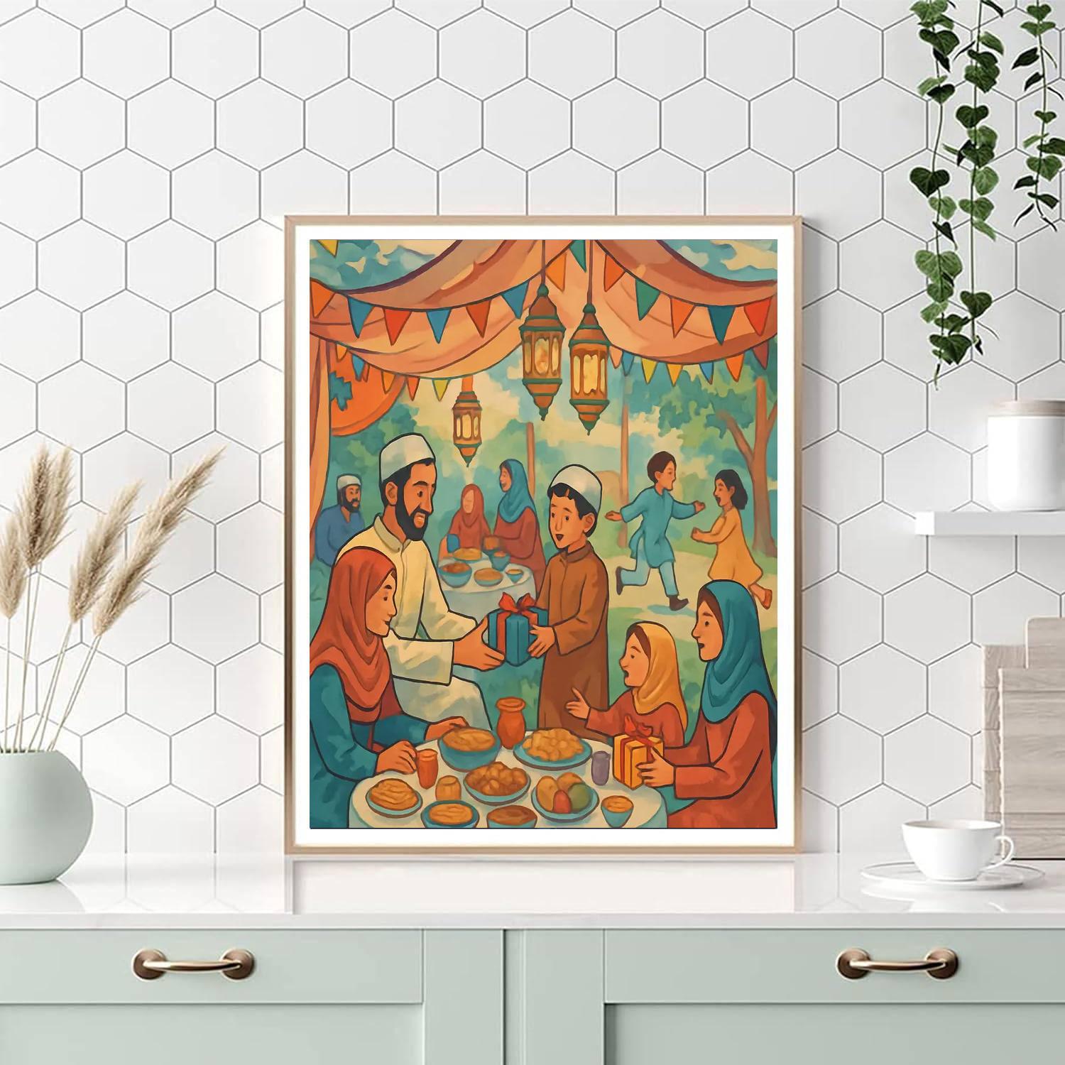 Eid Al-fitr Festival Paint By Number