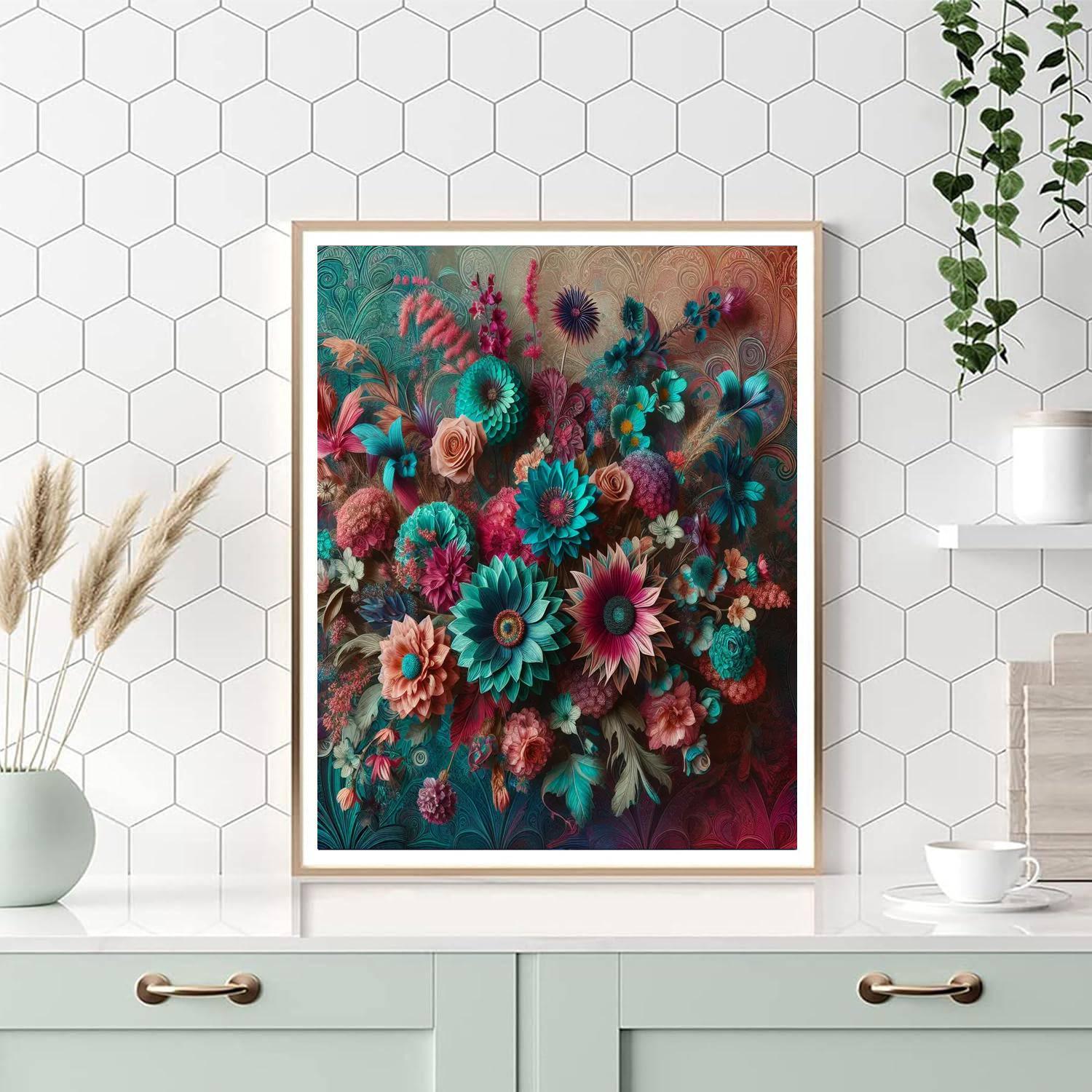 Floral Bohemian Bliss Paint By Numbers Kits