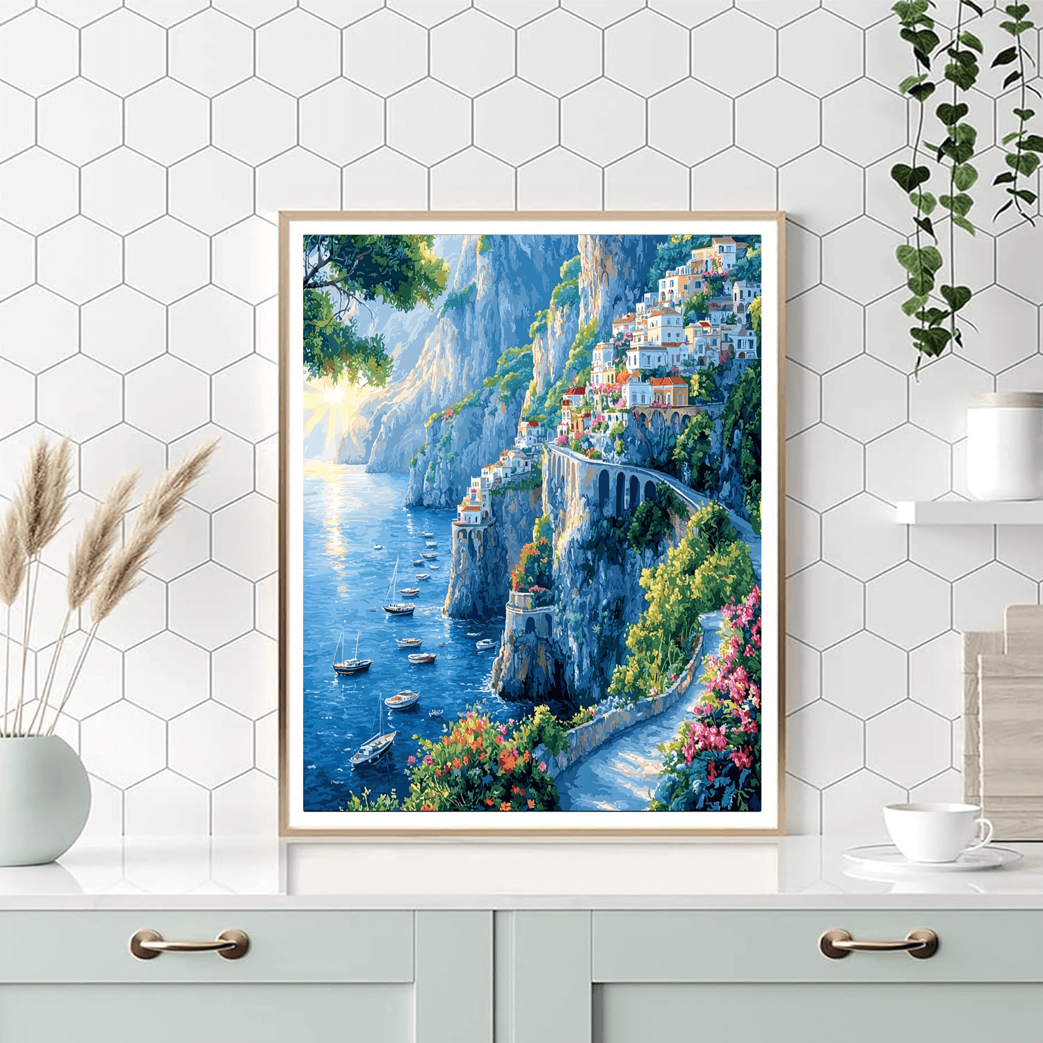 The Amalfi Coast Paint By Numbers Kits