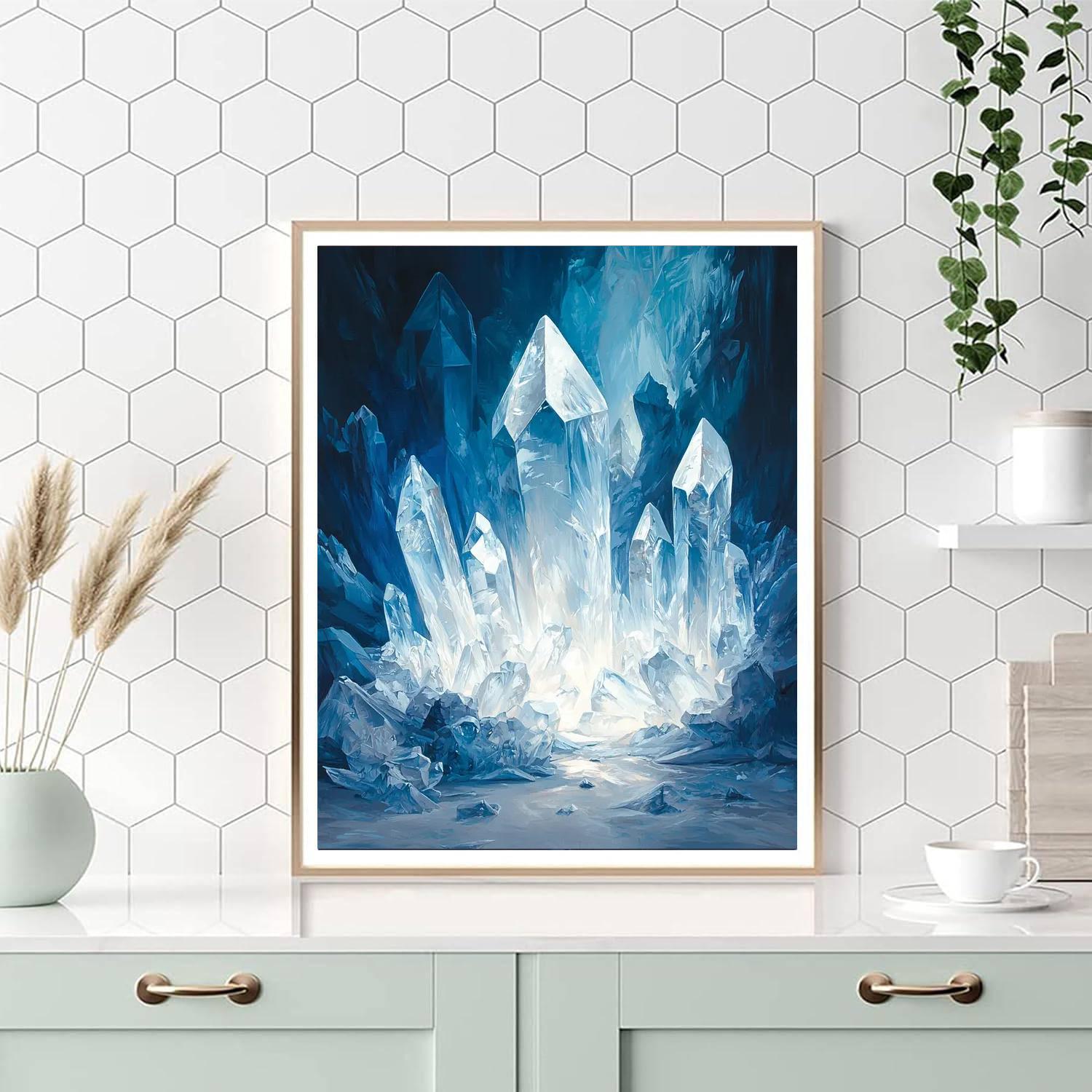 Michelangelo Inspired Crystalline Dream  Painting Number Kit