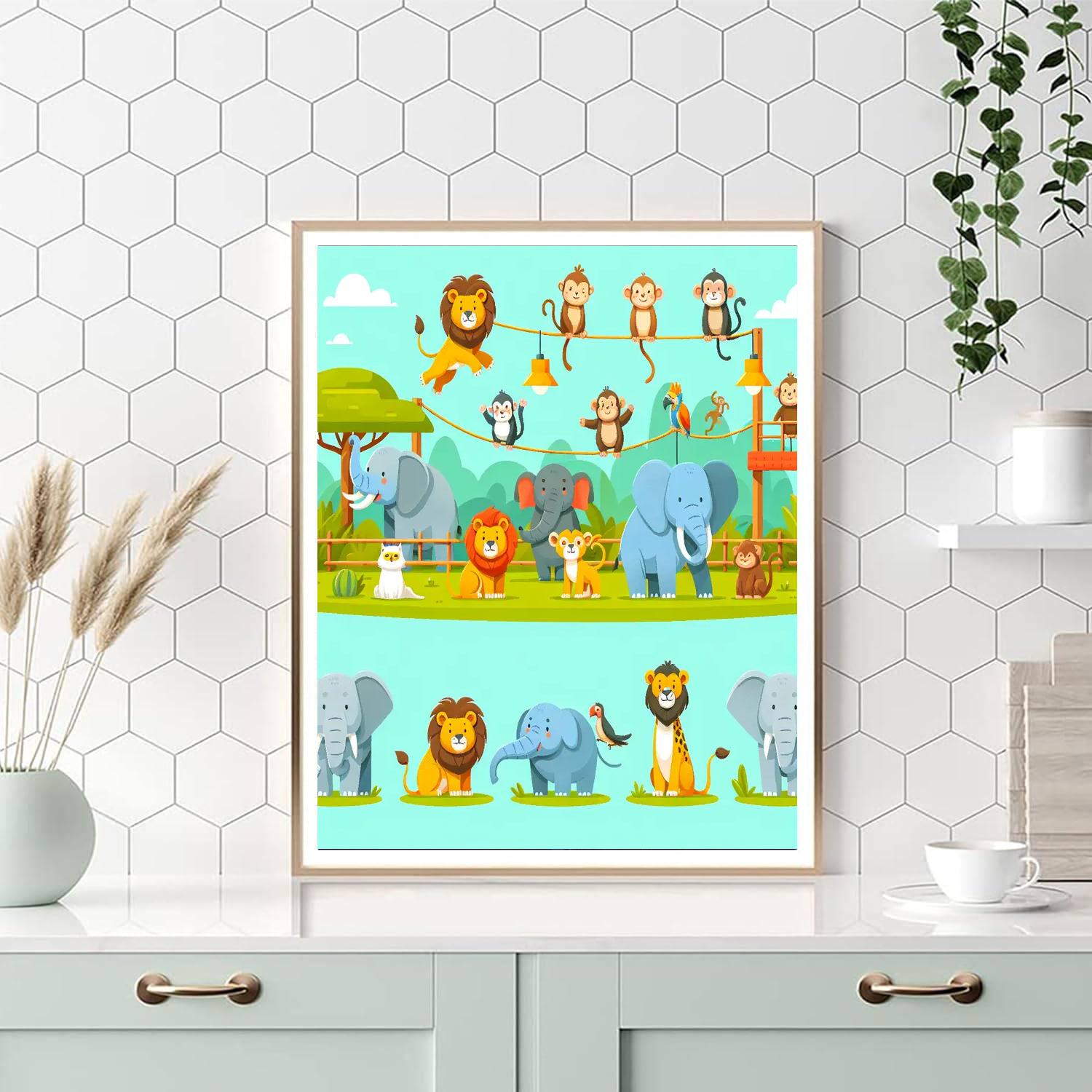 Zoo Adventure Tour Paint By Number