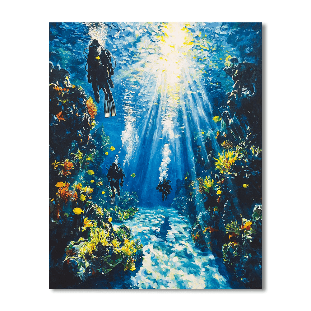 Great Barrier Reef DIY Paint By Numbers