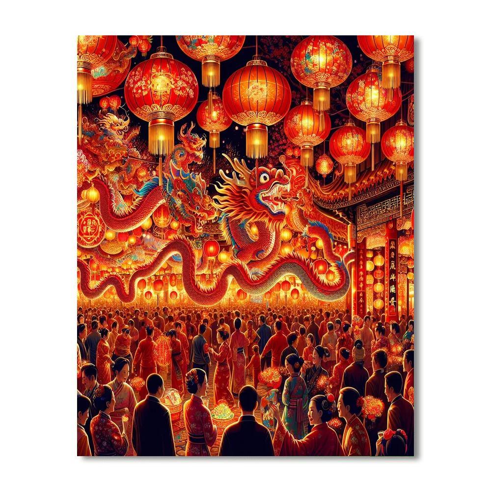 Lunar New Year Celebration Paint By Number