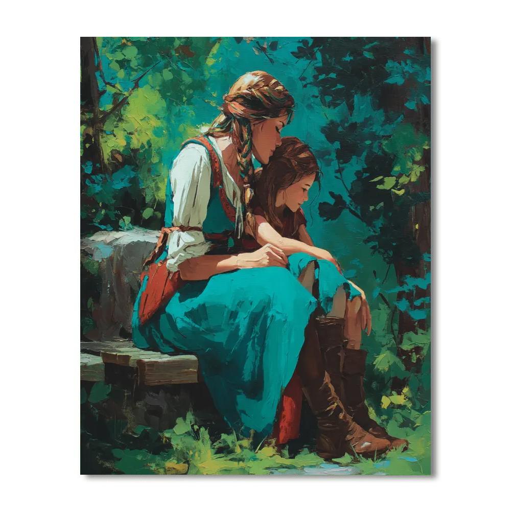 Mom's Comforting Presence Painting Number Kit