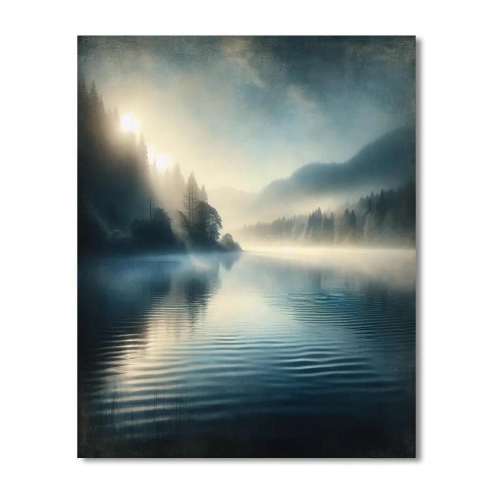 Mystic Lake Illusions Paint By Numbers