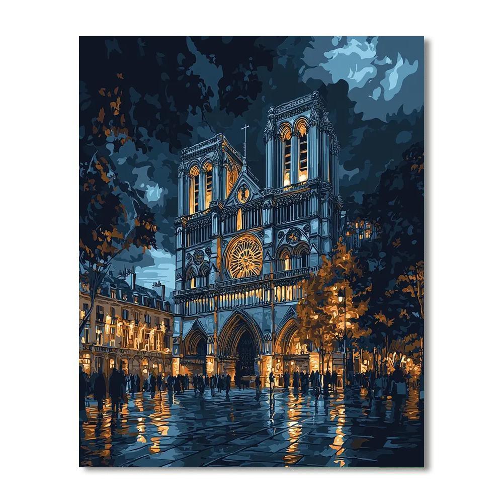 John Piper Inspired Gothic Majesty  Painting By Numbers Kit