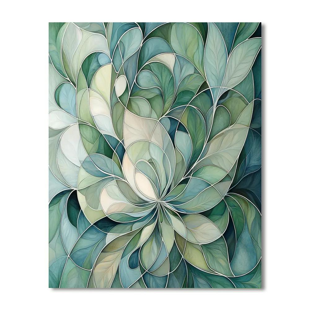 Alphonse Mucha Inspired Aura Of Nature  Paint By Numbers Kits