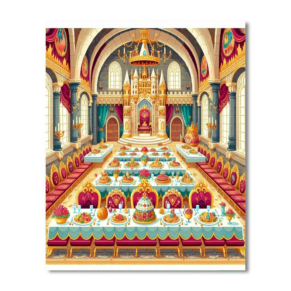 Royal Feast Celebration Paint By Numbers Art