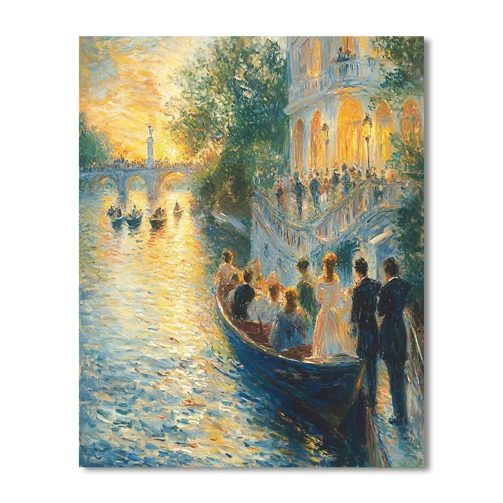 Pierre-Auguste Renoir Inspired Vintage Parisian Stroll  Paint By Numbers Kits