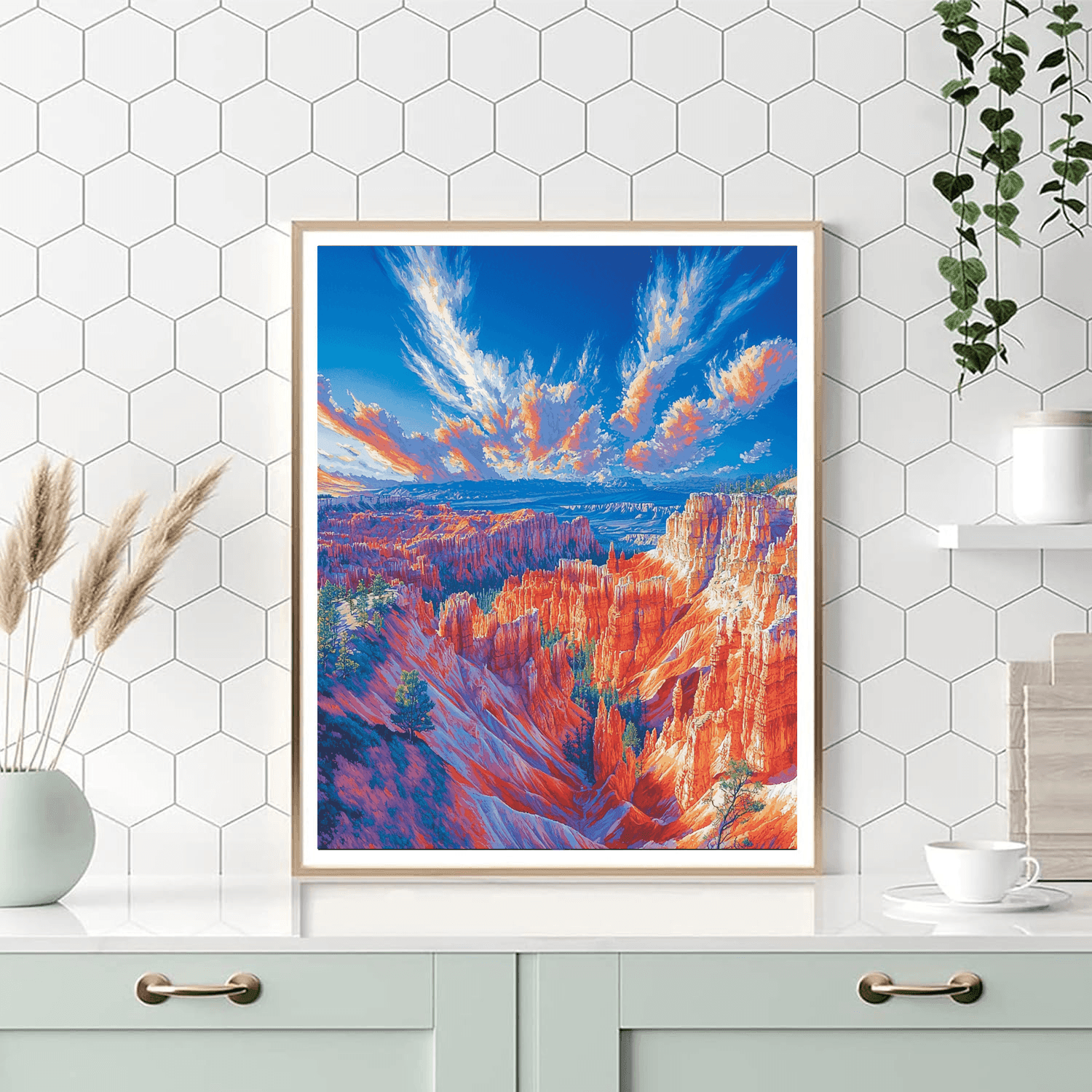 Bryce Canyon National Park - Utah, Usa Numbered Painting Kits