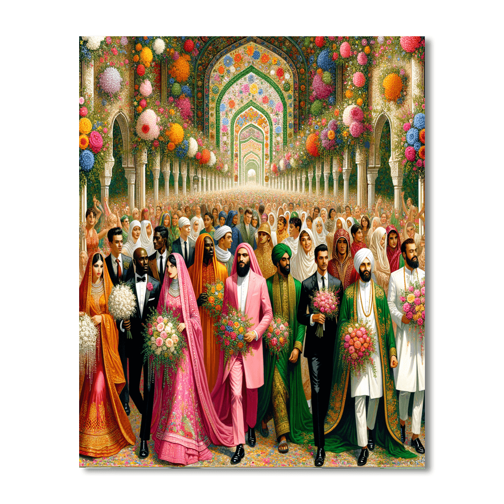 Flores De Mayo - Philippines Number Painting