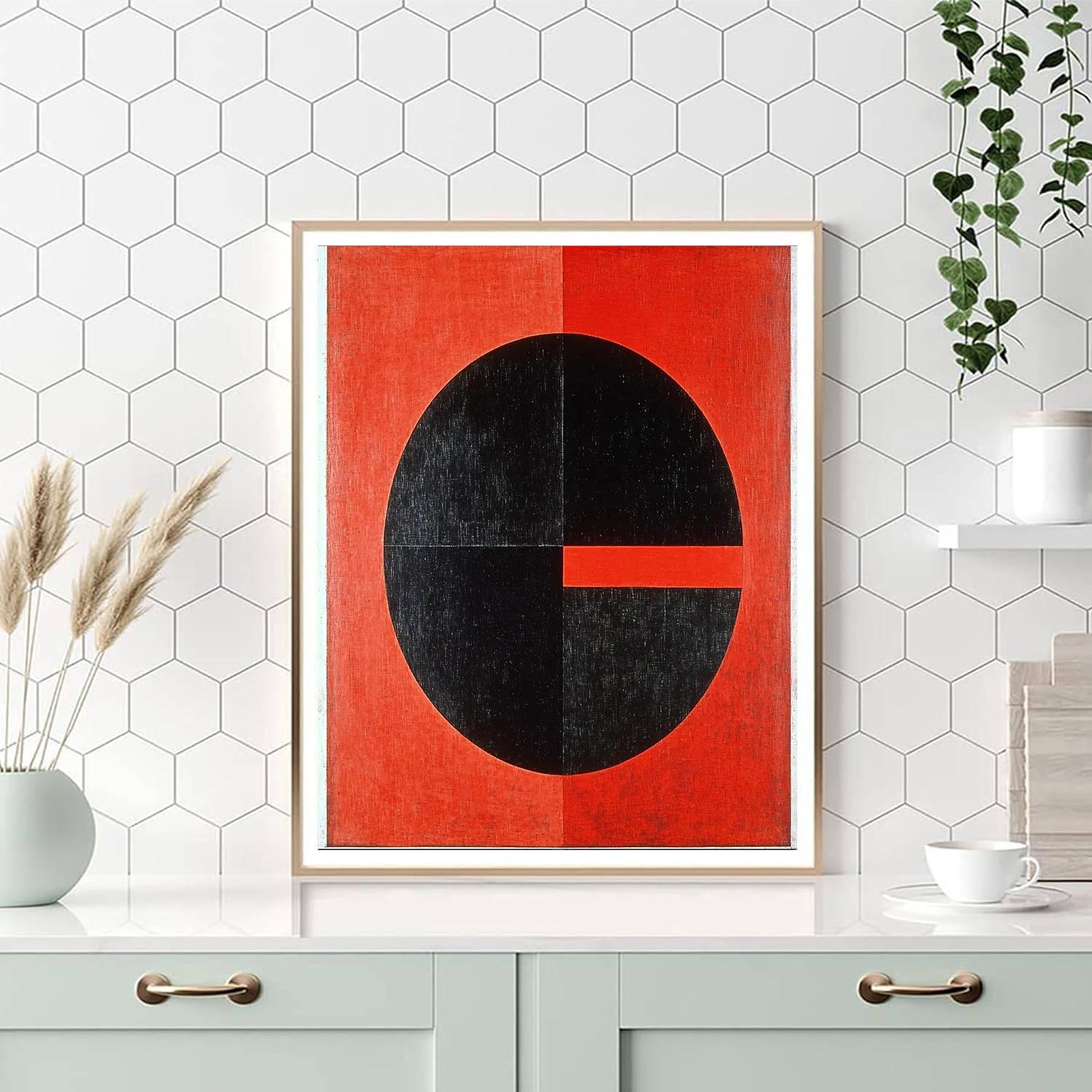 Kazimir Malevich Inspired Primal Geometry  Paint By Numbers