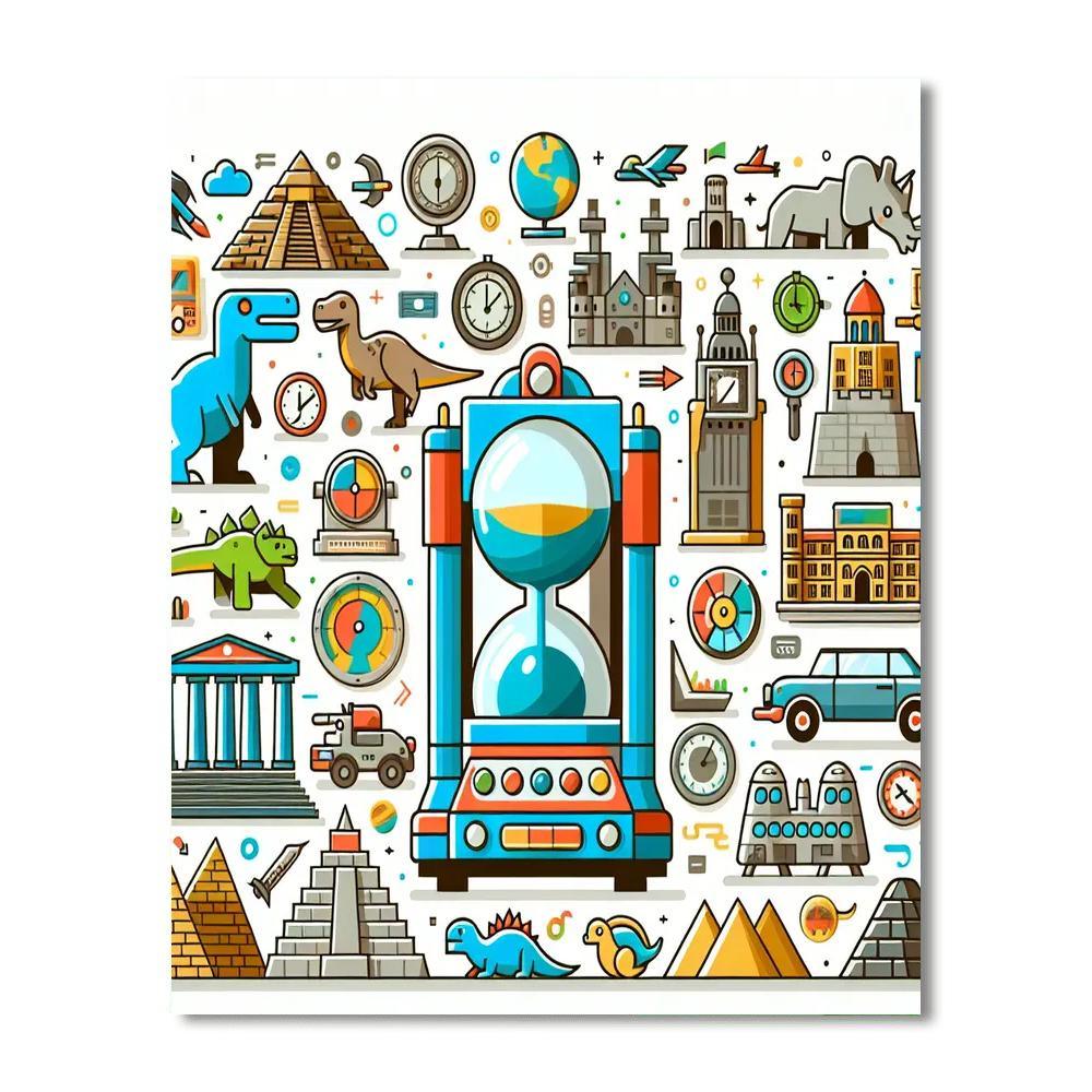 Time Travel Expedition Paint By Color