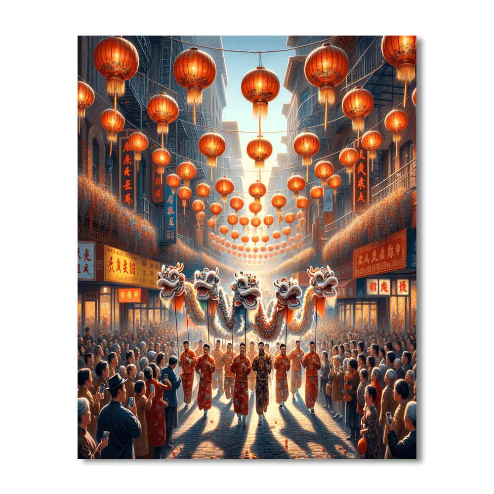 Chinese New Year Parade - San Francisco Paint By Number