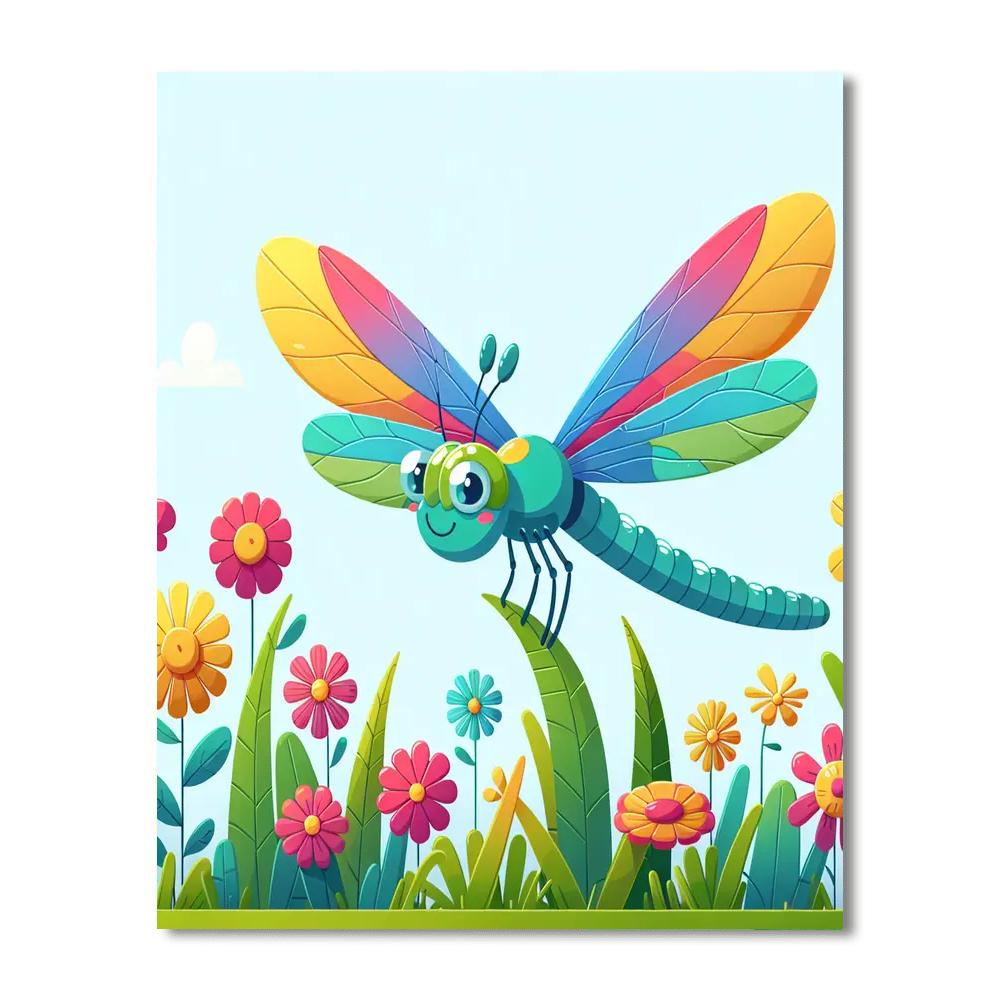 Merry Dragonfly Numbered Painting Kits