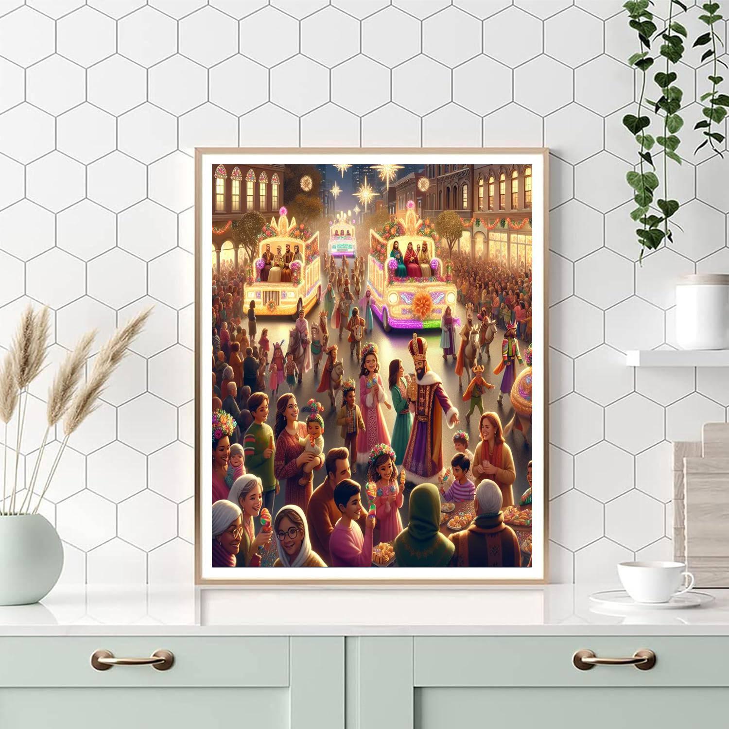 Dia De Los Reyes Magos Paint By Numbers Art