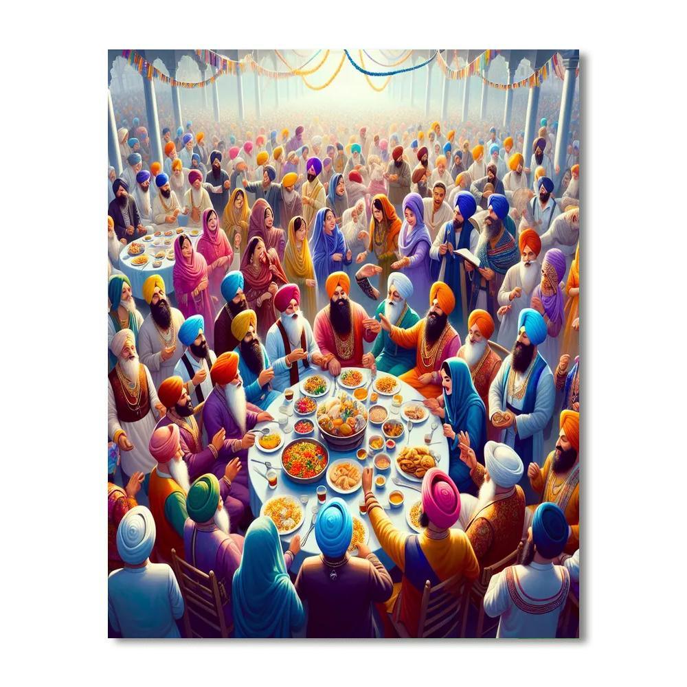 Gurpurab - India Painting By Numbers Kit
