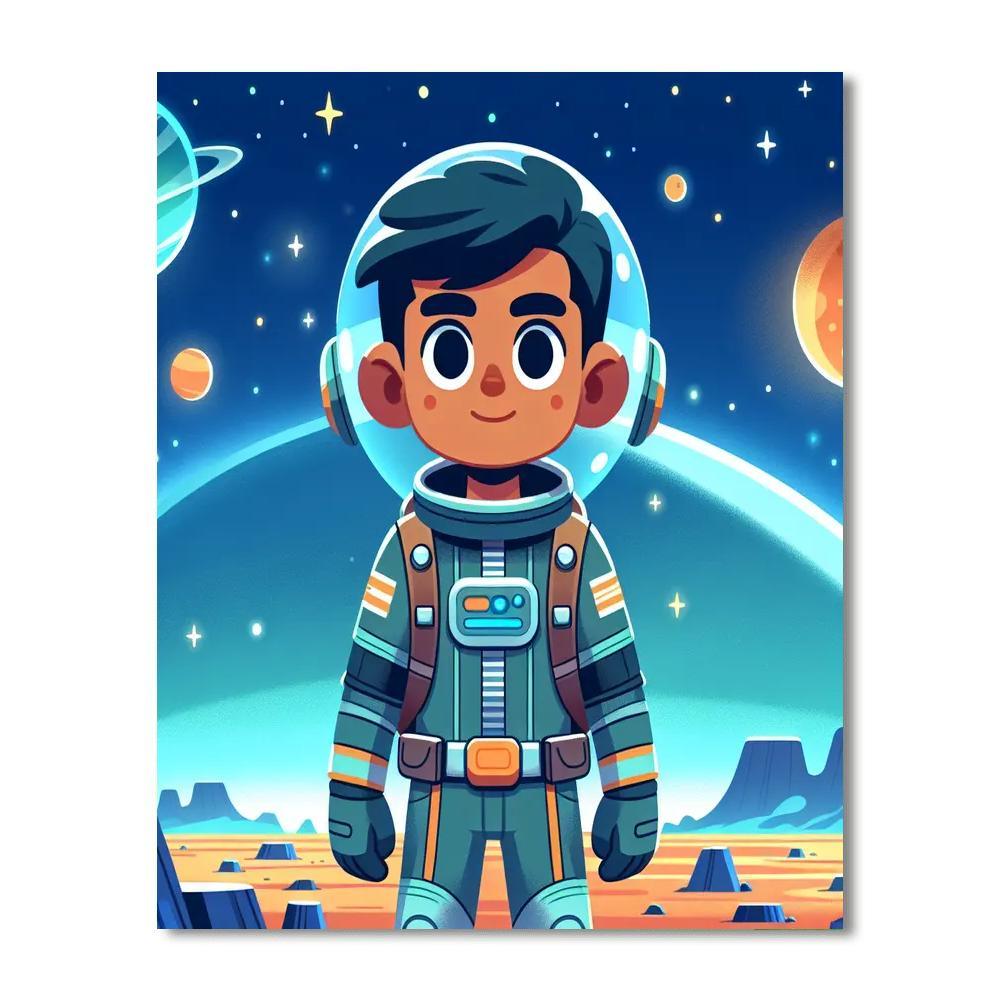 Space Ranger Paint By Number