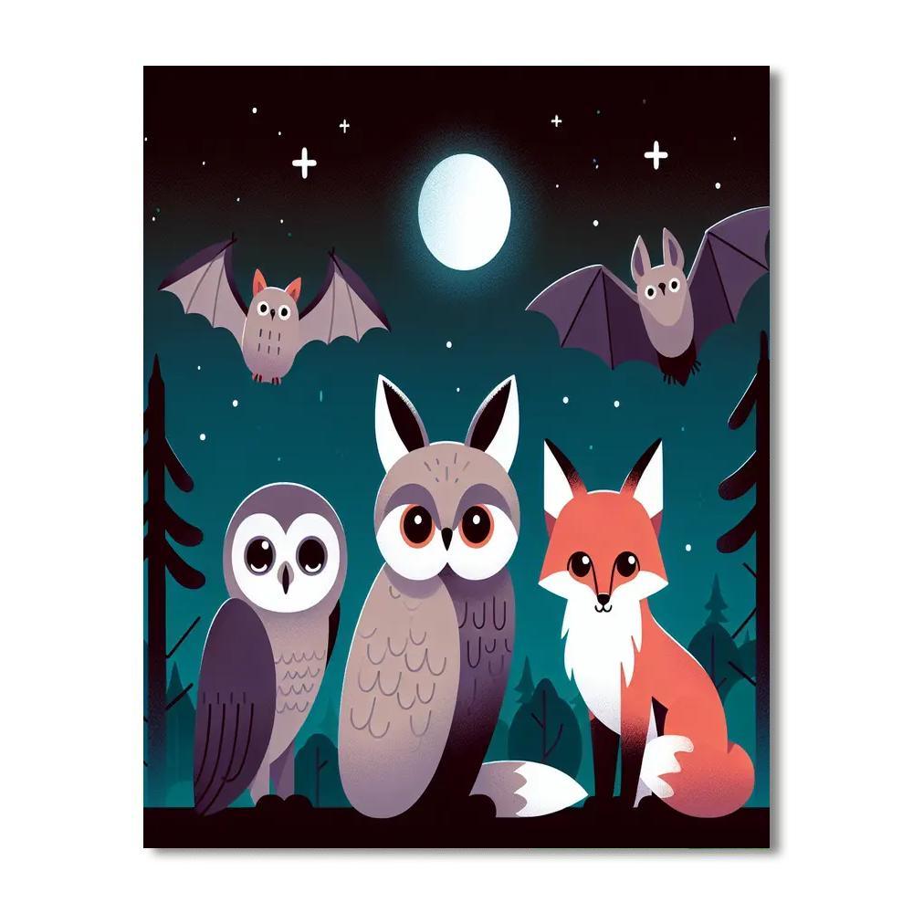 Magical Night Creatures Paint By Numbers Kits