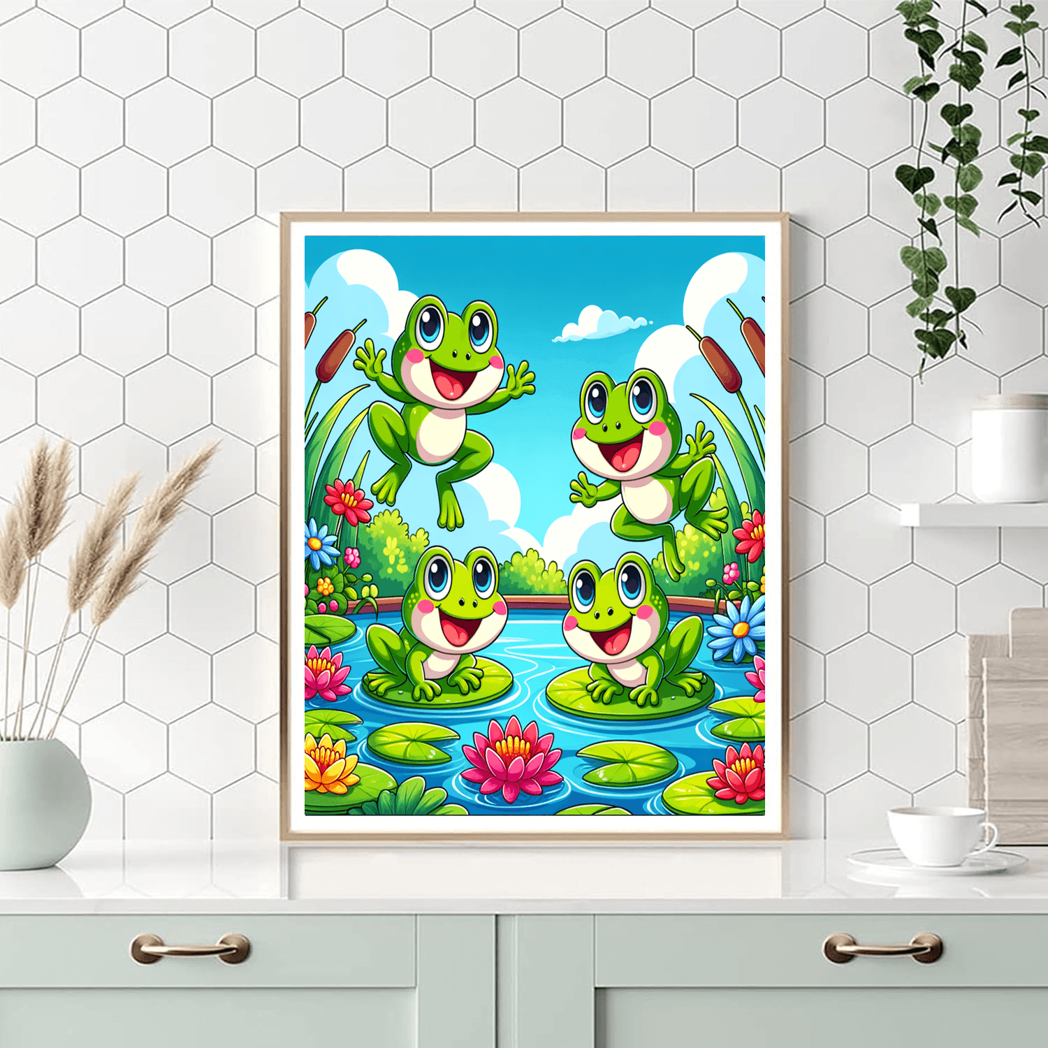 Fantastic Frogs DIY Paint By Numbers