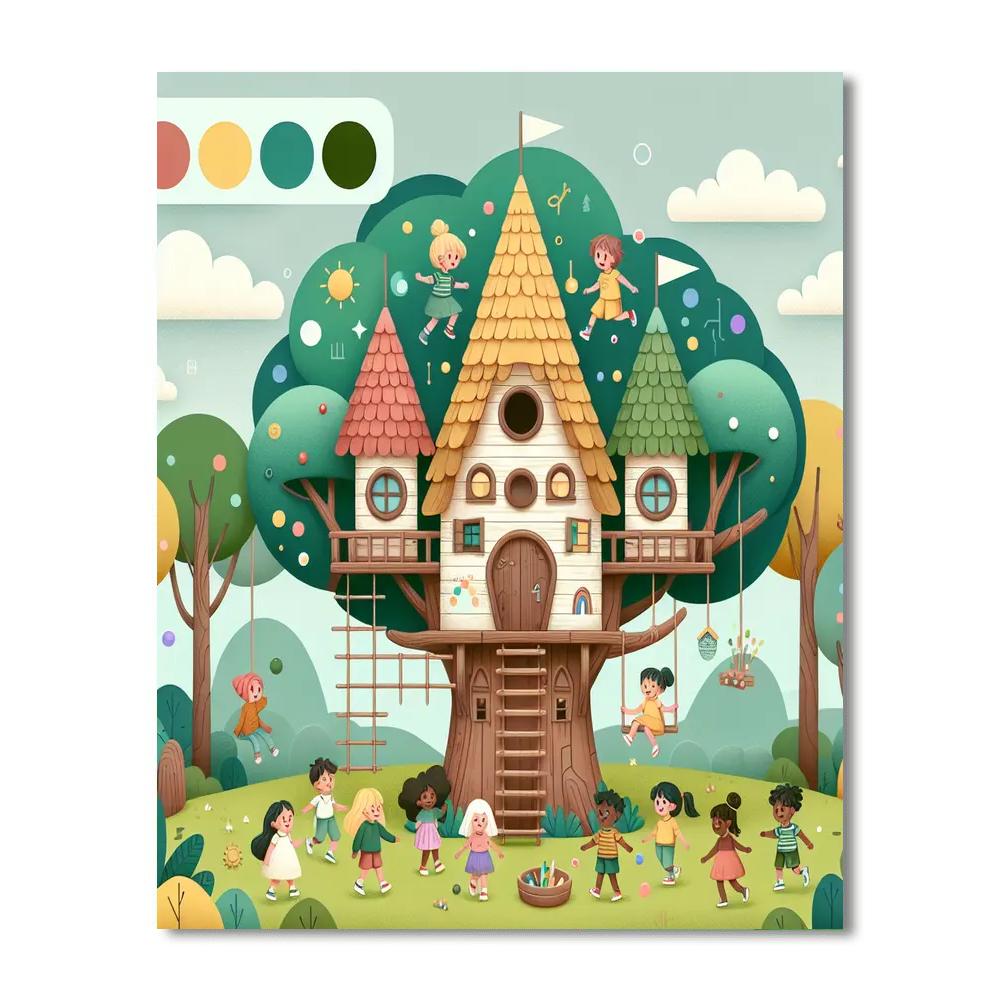Magic Treehouse Tales Paint By Numbers
