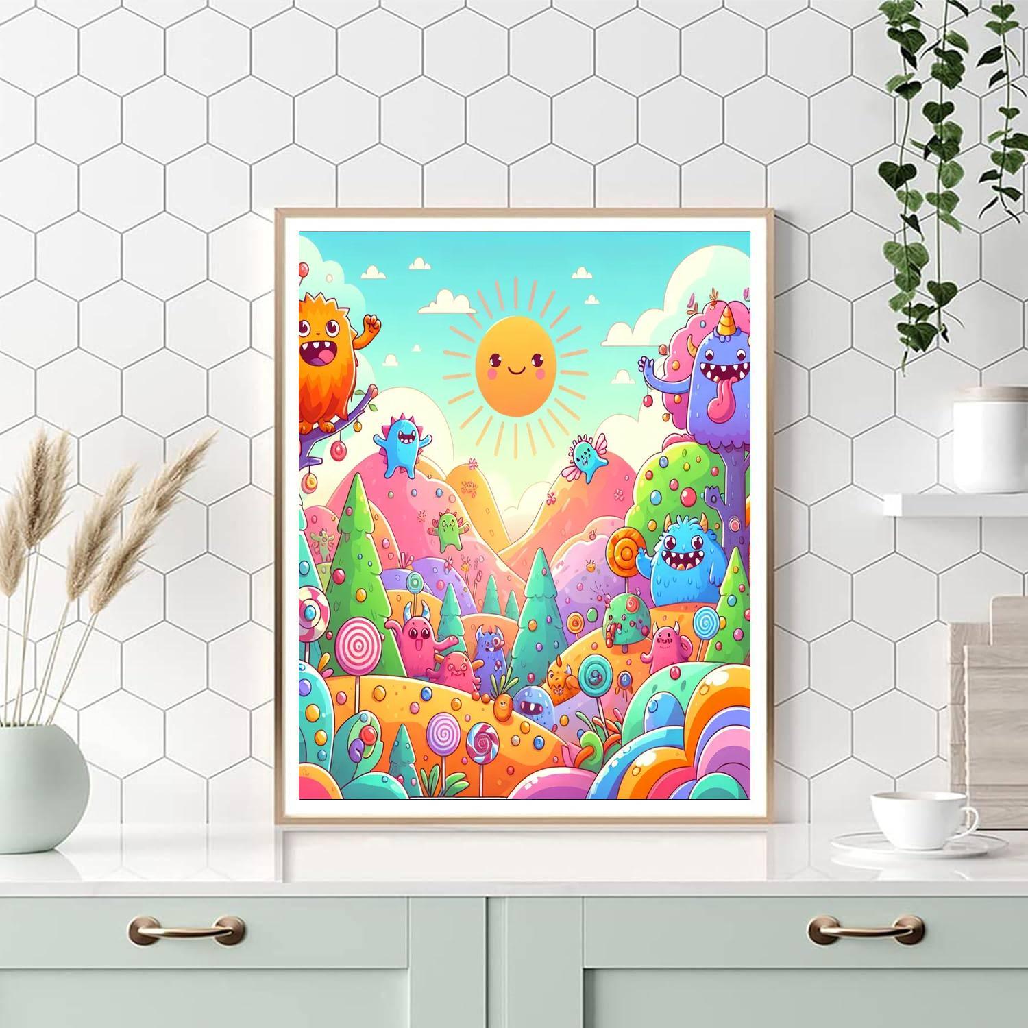 Epic Monster Adventure Paint By Numbers