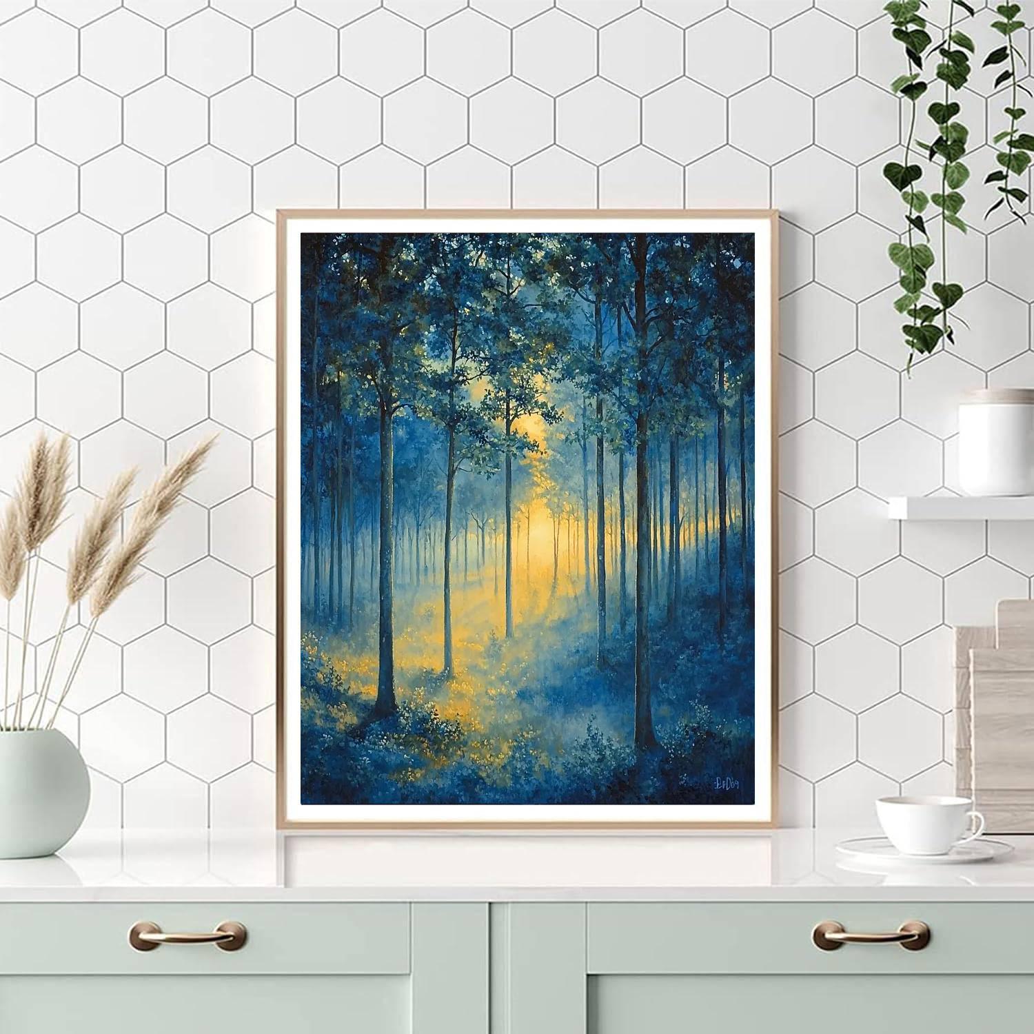 Edgar Degas Inspired Echoes Of A Forest Dawn  Paint By Numbers Kits