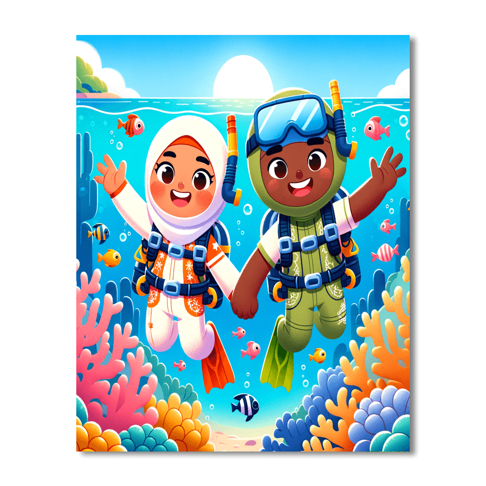 Undersea Explorers Paint By Color