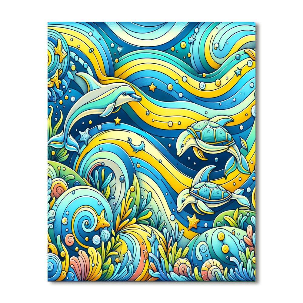 Mystical Ocean Adventure Paint By Numbers