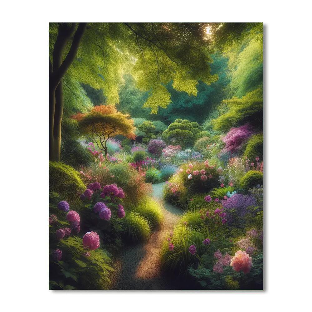 Garden Of Reflection Paint By Numbers Art