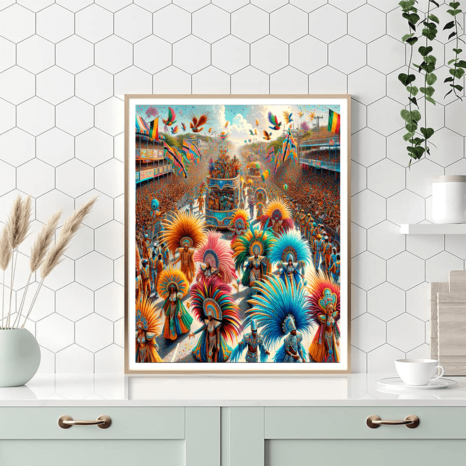 Carnival Of Trinidad And Tobago - Trinidad And Tobago Numbered Painting Kits